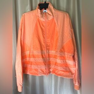 Coral Weather-Resistant Bomber Jacket
